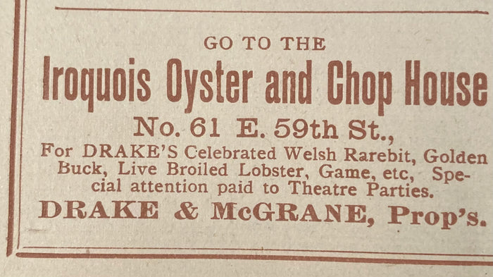 The Lyceum Theatre, NY. "Americans Abroad." Dec. 12, 1892.