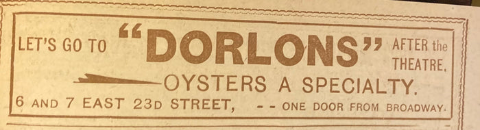 Lyceum Theatre, NY. "My Darling Daughter-in-Law." Feb. 26, 1900.