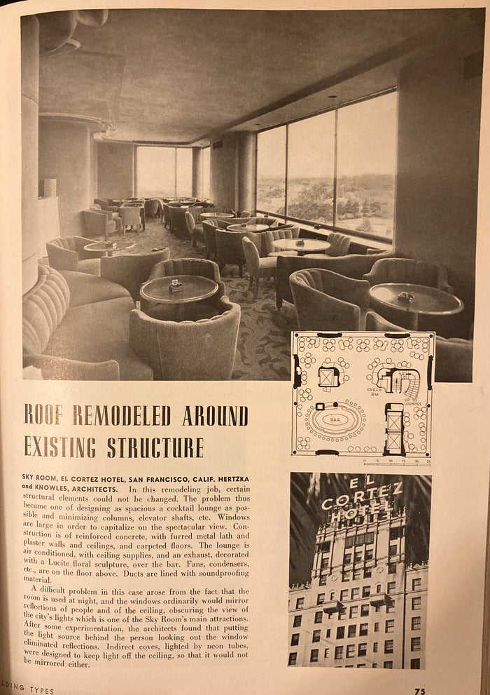 Architectural Record. 1942. Vol. 91. Numbers 1-6, Jan. - June, bound in one volume.