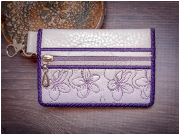 Bi-Fold Zip Wallet - Lavender Seed Packet