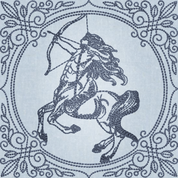 Creature Feature Quilt Square - Centaur