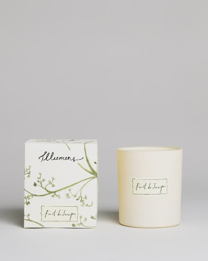 Illumens Abbaye Forêt de Juniper Candle in Glass - Precious Sparkle