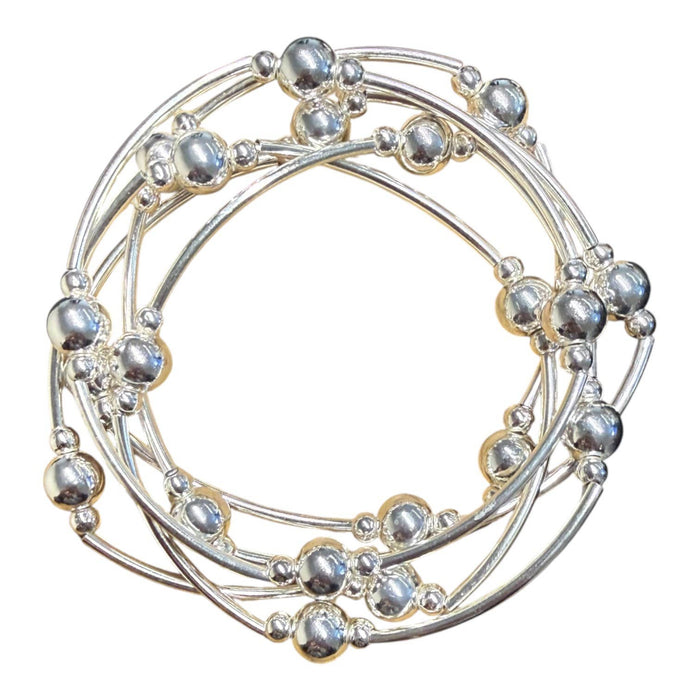 Multi-Strand Bracelet with Beads - Precious Sparkle