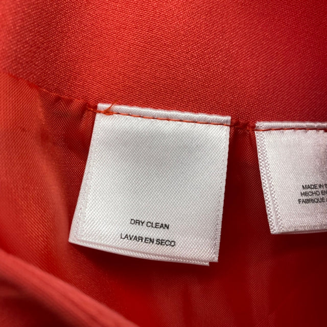 Nine West Women's Size 10 Coral Solid Pencil-Knee Skirt