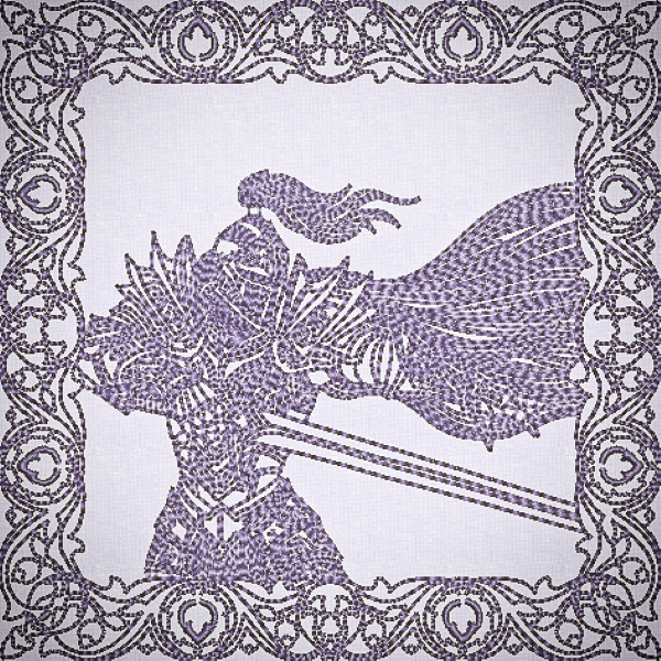 Once Upon A Time Quilt Square - Knight