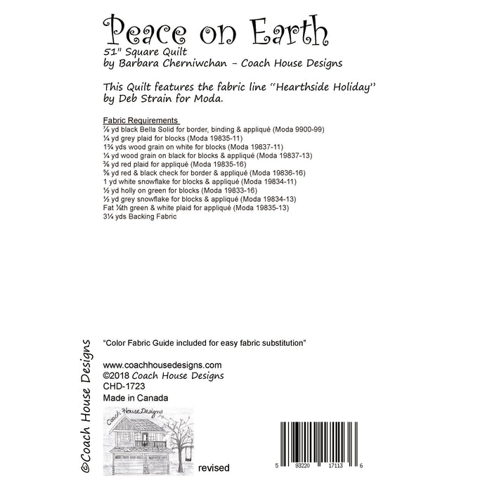Peace on Earth Quilt Pattern