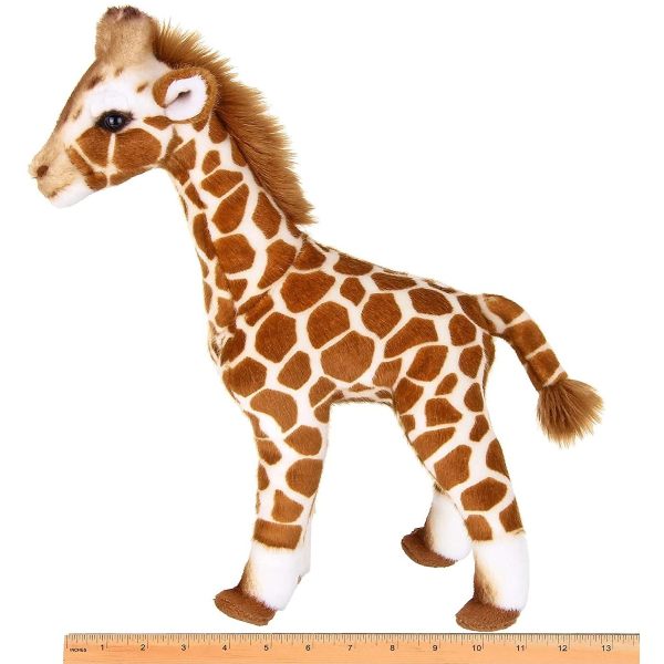 Plush Stuffed Animal Giraffe Twiggie Measuring Horizontal