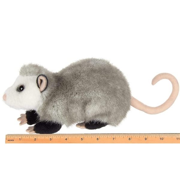 Plush Stuffed Opossum Harry Measuring Horizontal