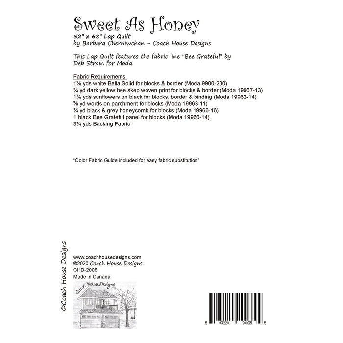 Sweet as Honey Quilt Pattern