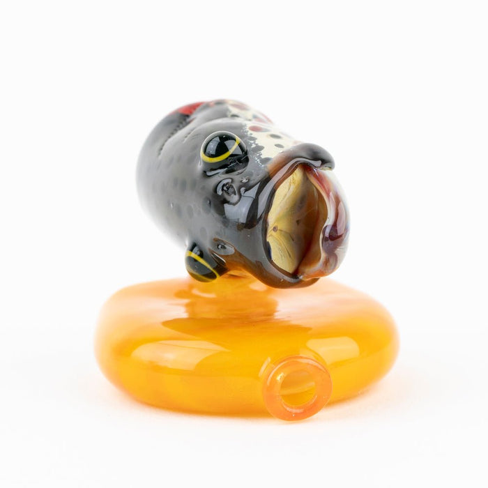 Trapper Studio Sunrise Bass Fish Head Chillum - Empire Smokes