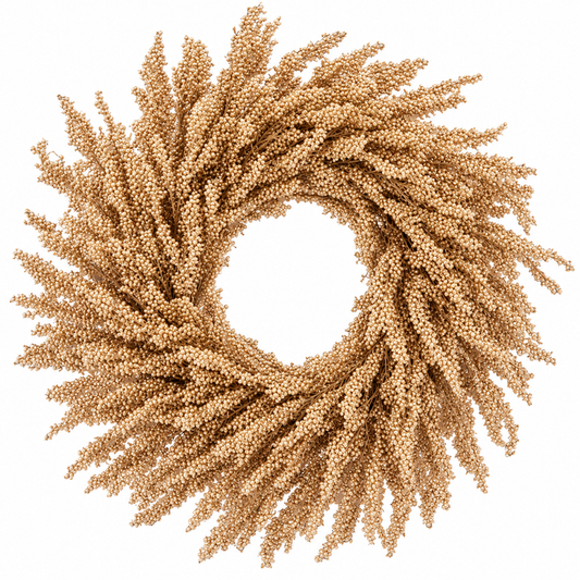 31” Gold Berry Wreath