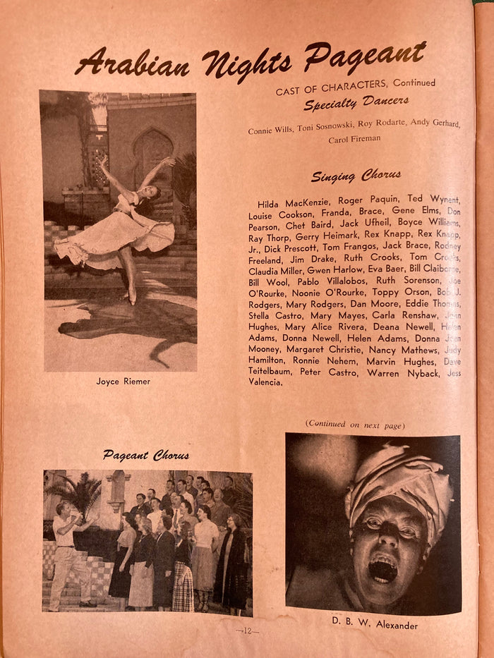 (Indio, CA) Official Souvenir Program - Date Festival. (1955)