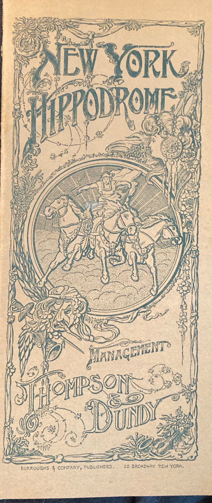 New York Hippodrome, NY. "A Yankee Circus on Mars." April 17, 1905.