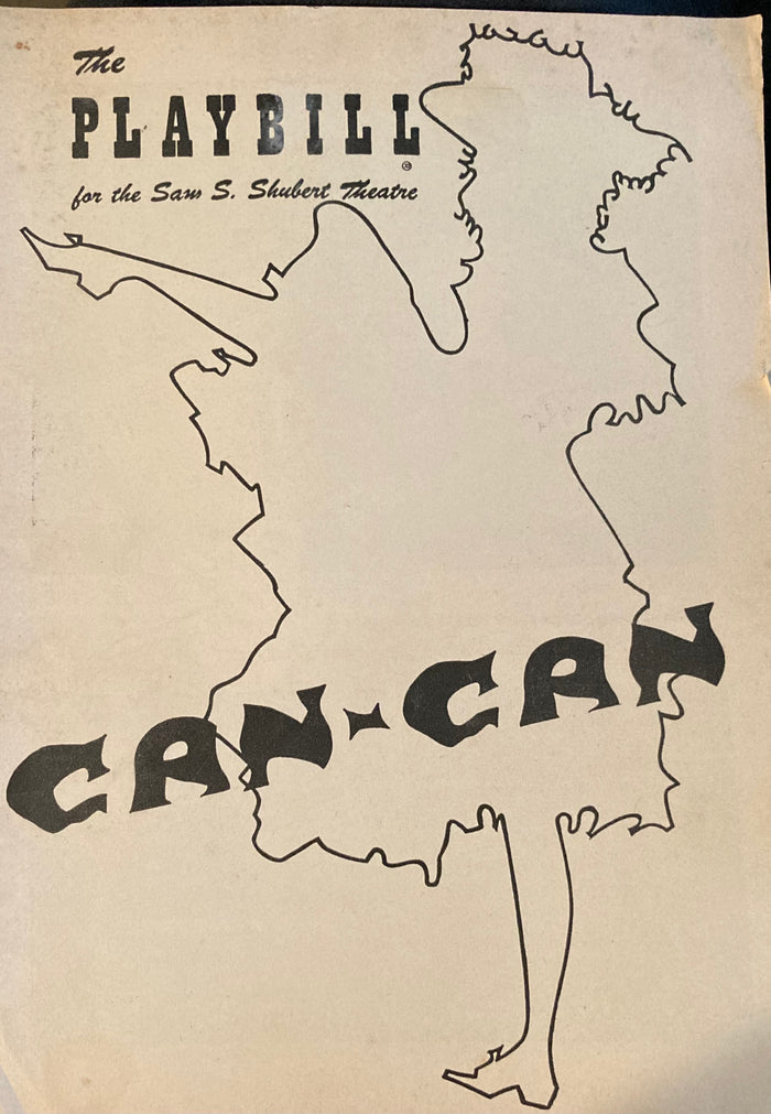Shubert Theatre, NY. "Can-Can." March 15, 1954.