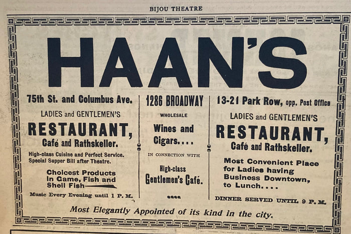 Bijou Theatre, NY. "Japanese Version of The Merchant of Venice." March 12, 1900.