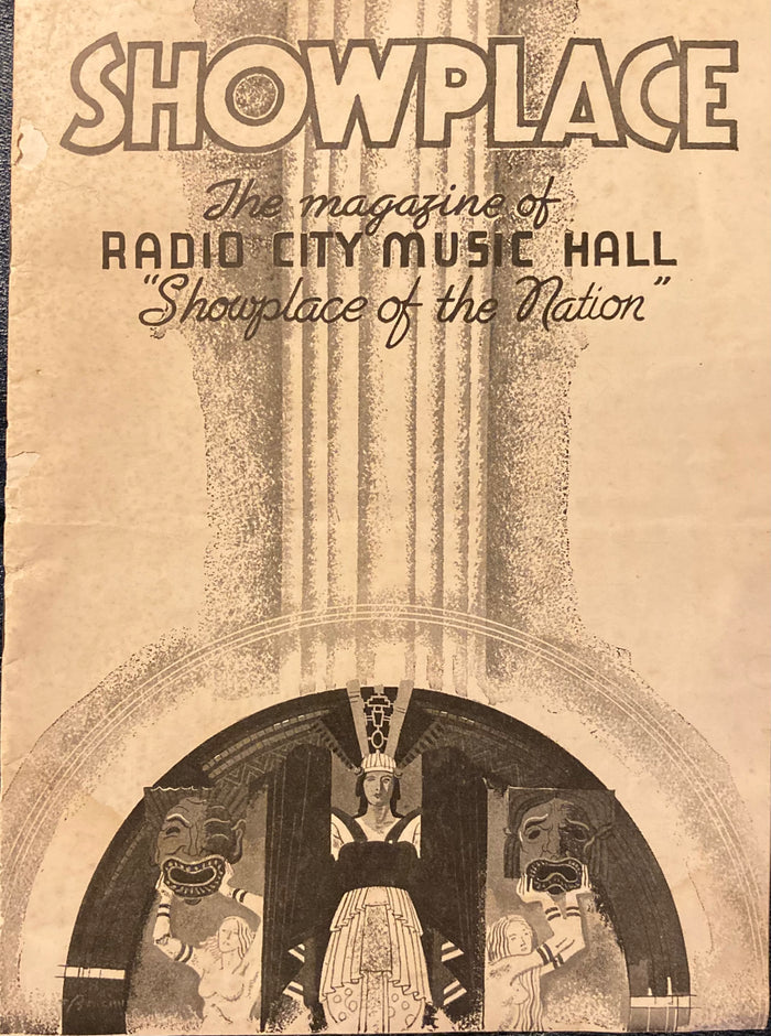 Showplace. The Magazine of Radio City Music Hall, NY. Vol. 3, No. 36. Program includes 3 musical pieces followed by the film, "Golden Boy." Sept. 7, 1939.