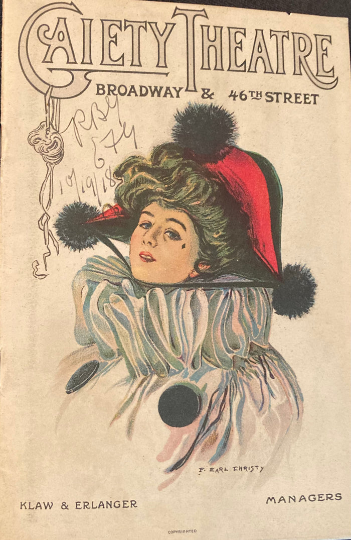 Gaiety Theatre, NY. "Lightnin'. " Starring Frank Bacon. Oct. 14, 1918.