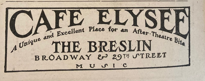 Herald Square Theatre, NY. "Everywoman." March 13, 1911.