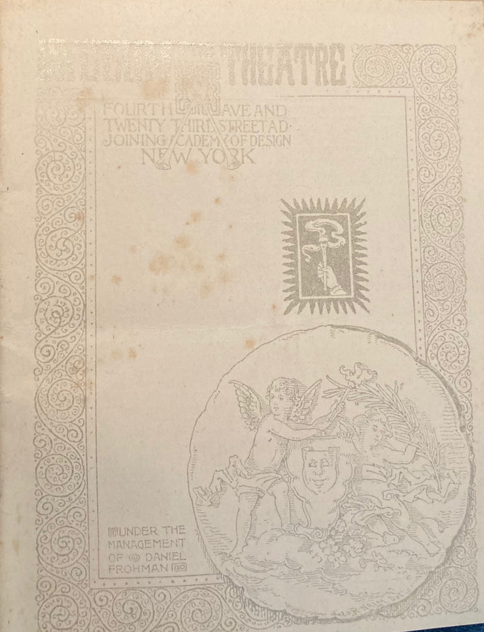 The Lyceum Theatre, NY. "Americans Abroad." Dec. 12, 1892.