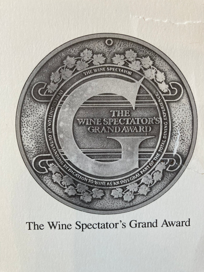 (Wine List) Windows on the World. (1990)