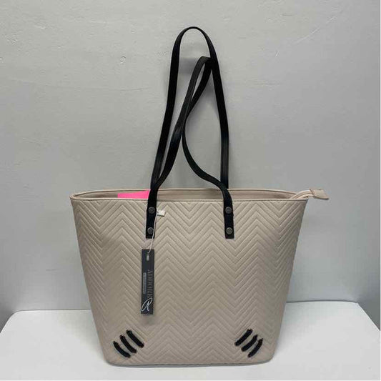 Addore by Anat Marin Blush Solid Faux Leather Tote Handbag