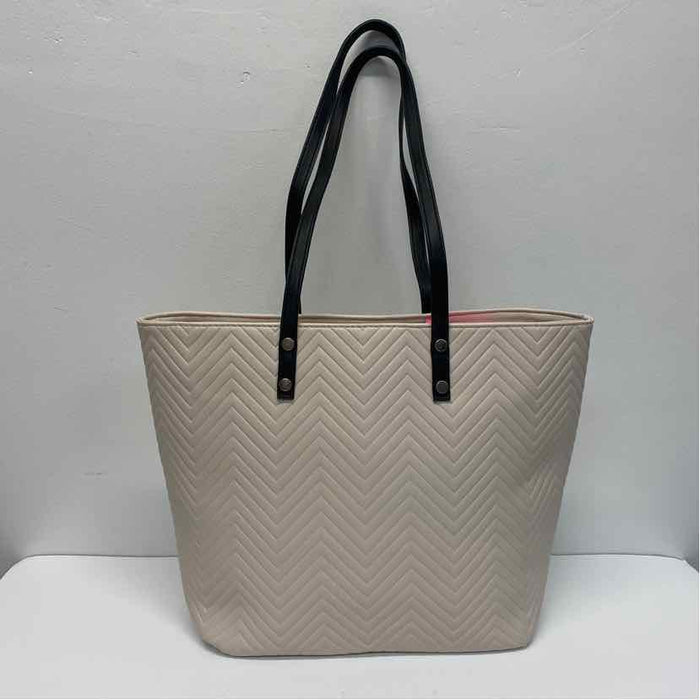 Addore by Anat Marin Blush Solid Faux Leather Tote Handbag