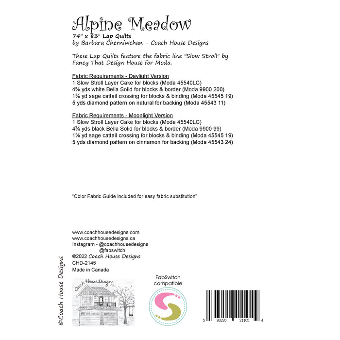 Alpine Meadow Quilt Pattern