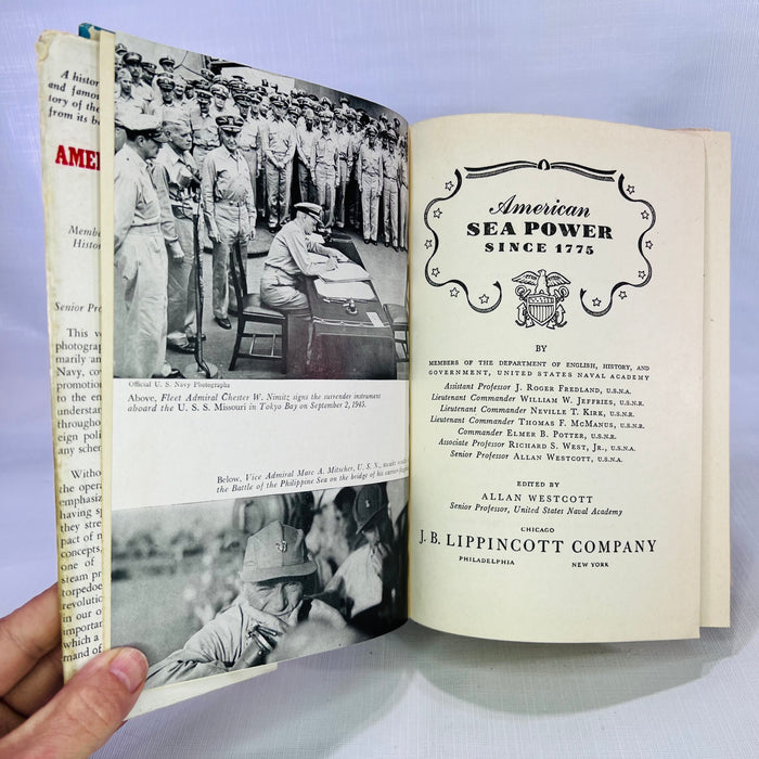 American Sea Power since 1775 by Members of the United States Navel Academy 1947 J.B. Lippincott Company