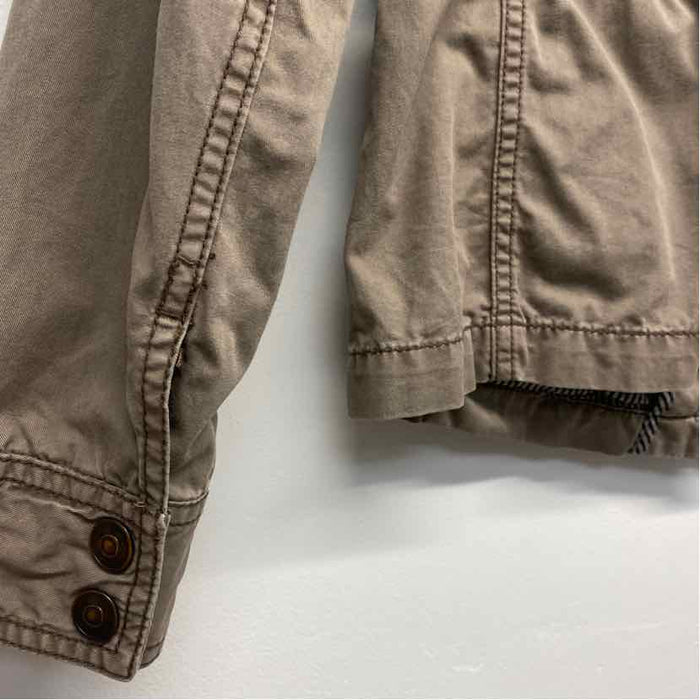Ann Taylor Loft Women's Size 0-XS Taupe Solid Utility Jacket