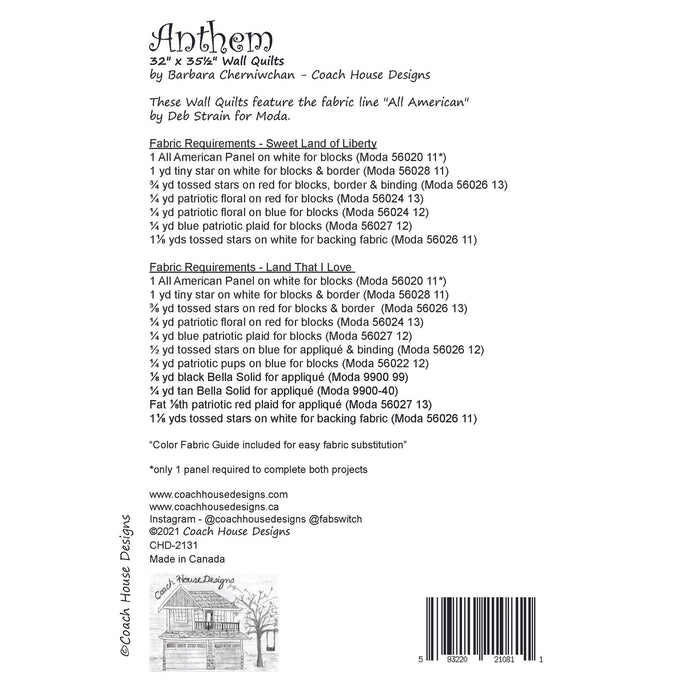 Anthem Downloadable PDF Quilt Pattern