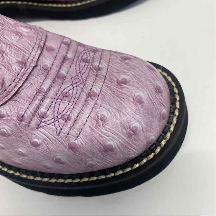 Ariat Size 6.5 Women's Lilac-White Embroidered Western Boots