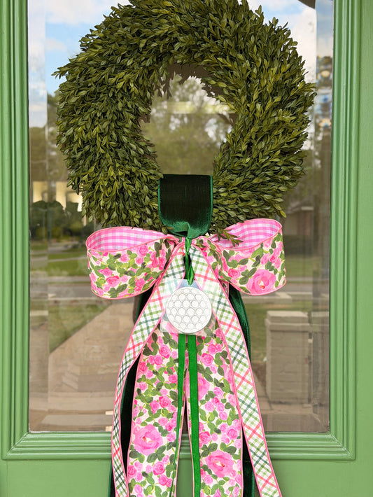 Azalea Fairway Tea Leaf Wreath