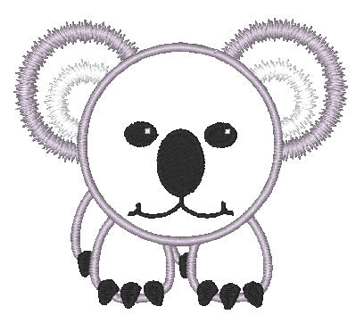 Baby Animal Applique 2 [4x4] 11101 Machine Embroidery Designs