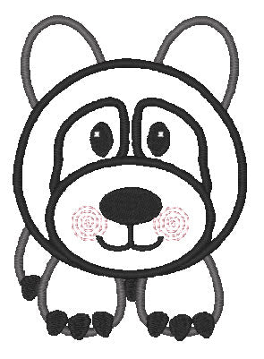 Baby Animal Applique 2 [4x4] 11101 Machine Embroidery Designs