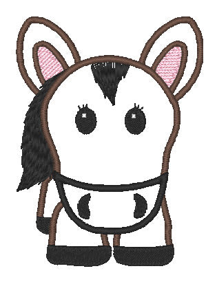 Baby Animal Applique 2 [4x4] 11101 Machine Embroidery Designs