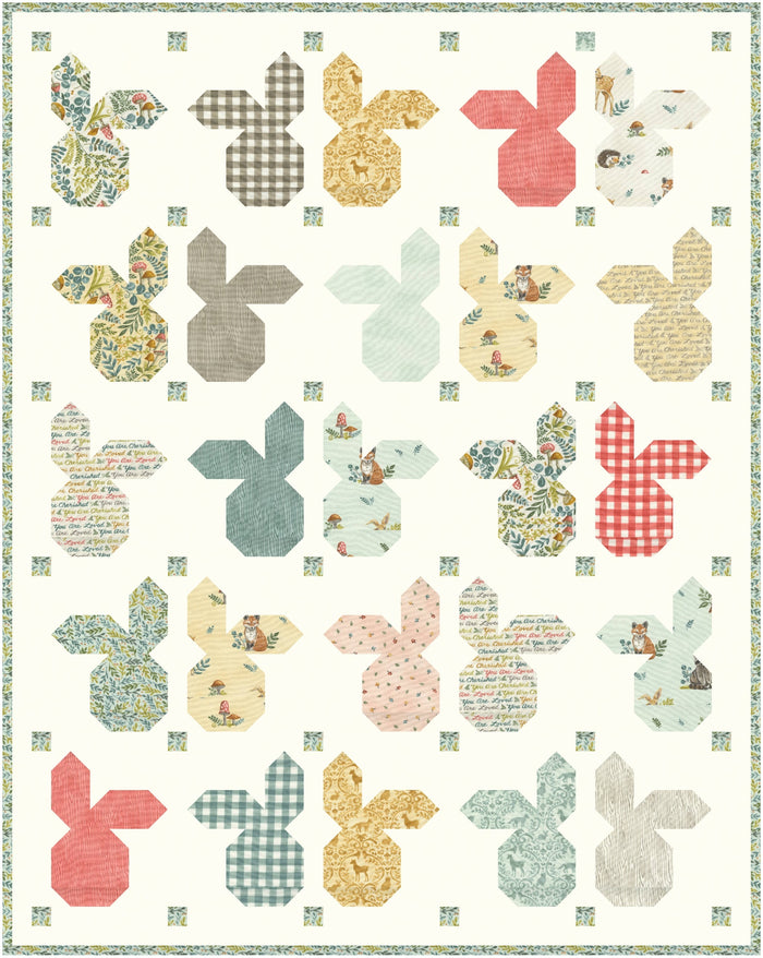 Baby Bunny Downloadable PDF Quilt Pattern