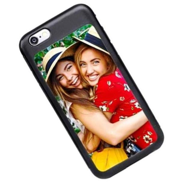 Girls on Backplate Insert and Black Case for iPhone 6 Plus