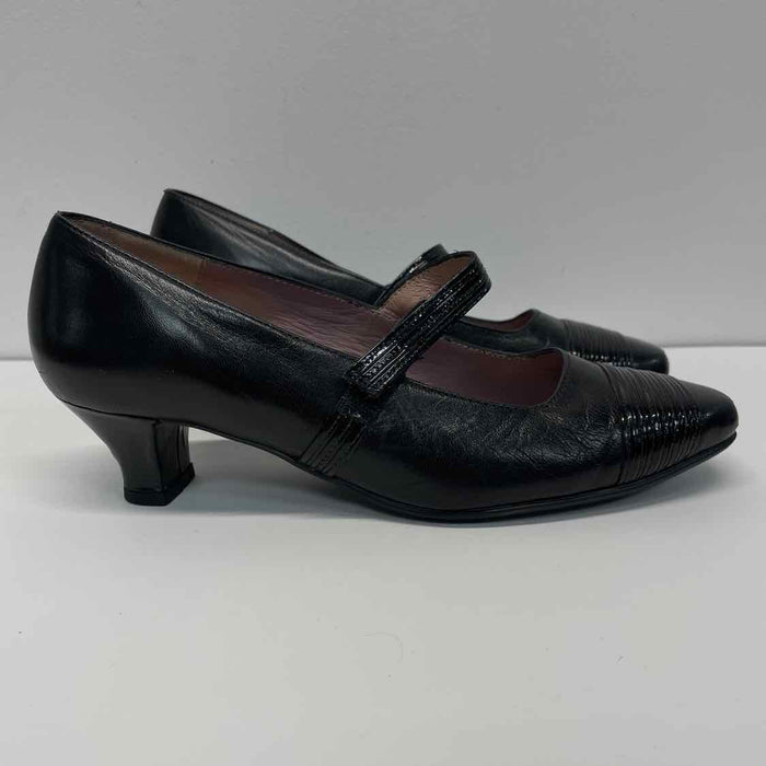 Beautifeel Size 37-6 Women's Black Stripe Mary Jane Heels