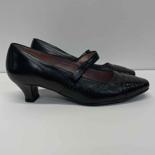 Beautifeel Size 37-6 Women's Black Stripe Mary Jane Heels