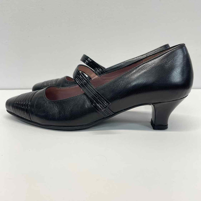 Beautifeel Size 37-6 Women's Black Stripe Mary Jane Heels