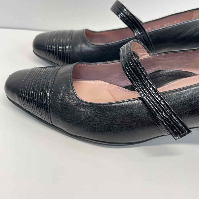 Beautifeel Size 37-6 Women's Black Stripe Mary Jane Heels