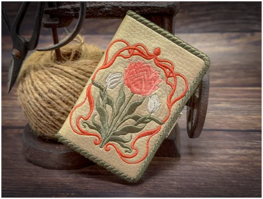 Bi-Fold Zip Wallet - Art Nouveau