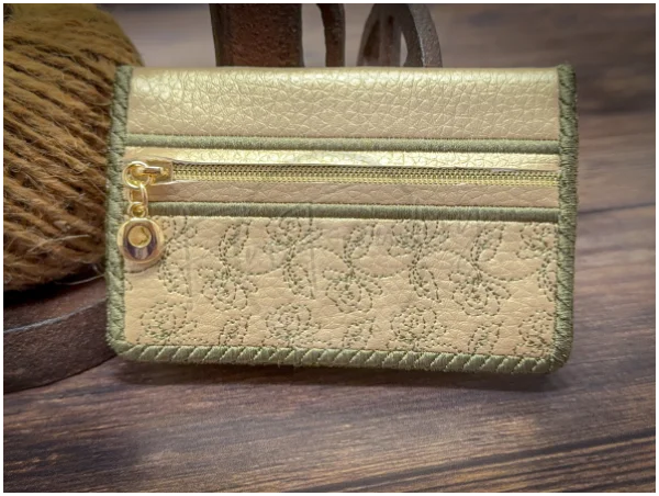 Bi-Fold Zip Wallet - Art Nouveau