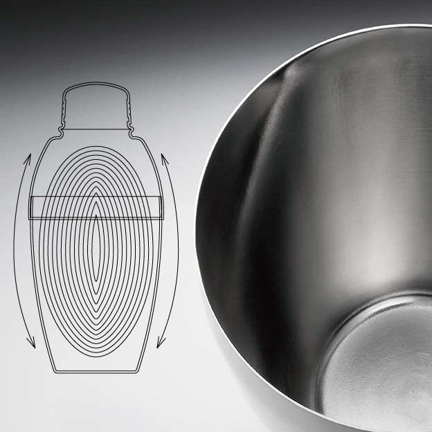 BIRDY. CS500 Cocktail Shaker 500ml Charcoal Edition