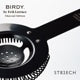 BIRDY. ST82 Cocktail Strainer Charcoal Edition