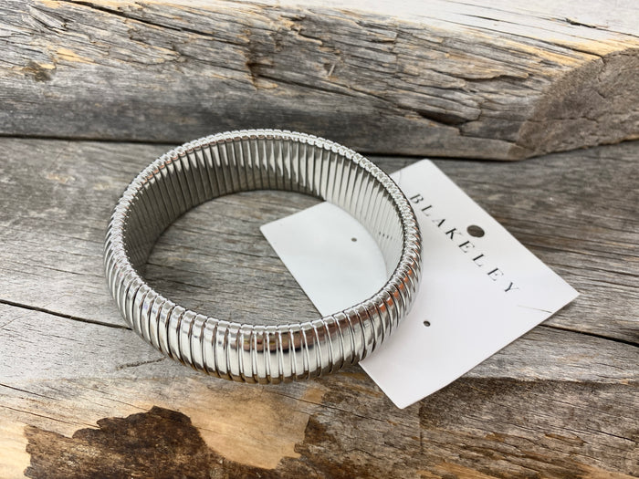 Blakeley Silver Link Bangle Bracelette Bracelette Blakeley
