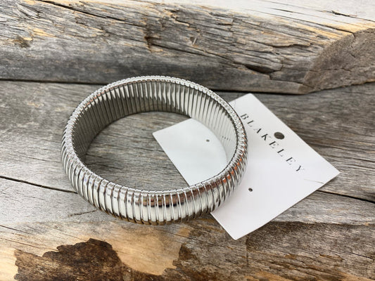 Blakeley Silver Link Bangle Bracelette Bracelette Blakeley