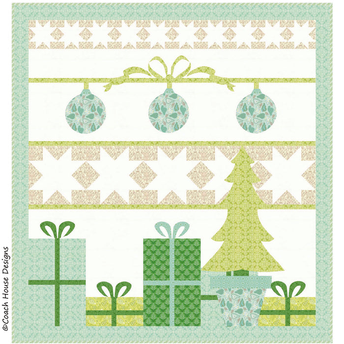 Blue Christmas Downloadable PDF Quilt Pattern