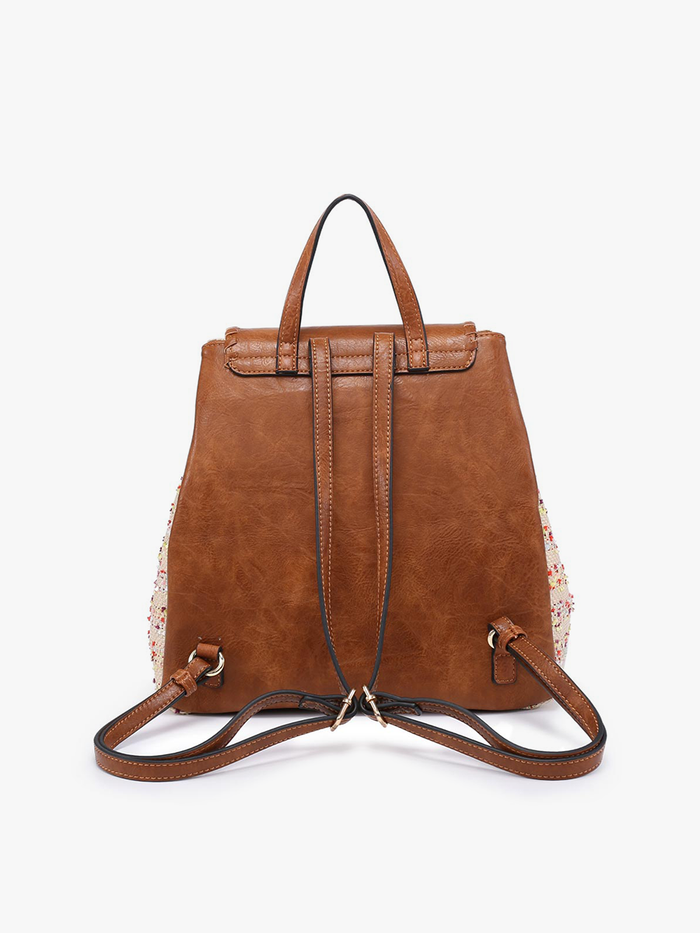 Boho Chic Geometric Backpack Purse JNC RT (Jen & Co. Outlet)