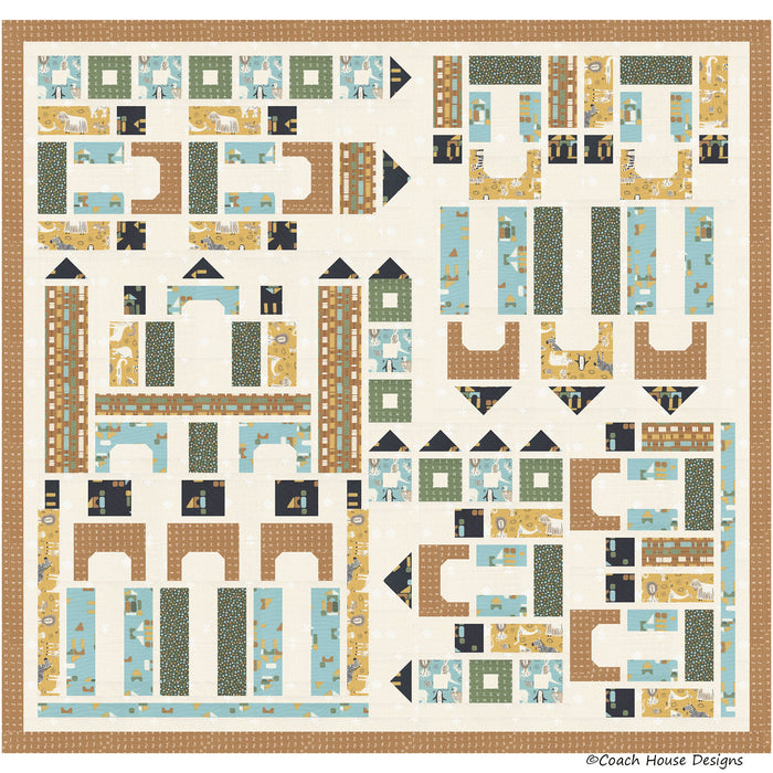 Building Blocks Quilt Pattern